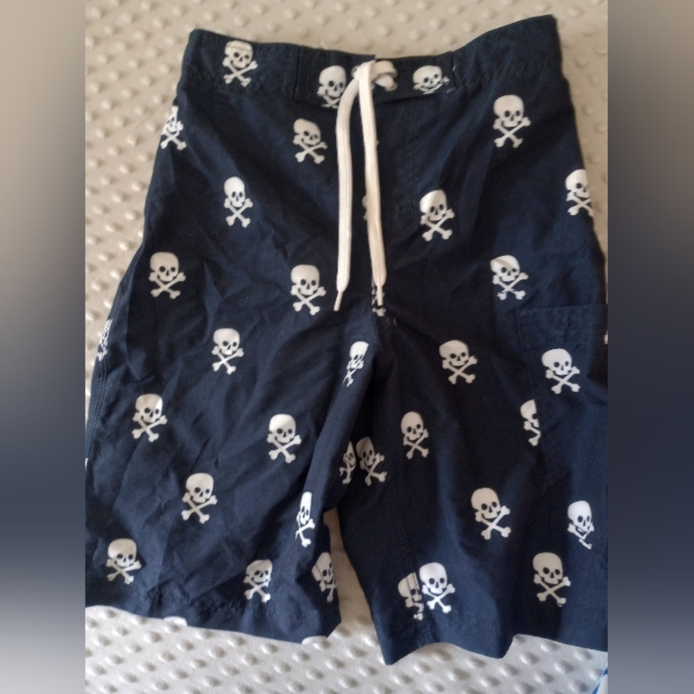 1989 Place boys skull swim trunks